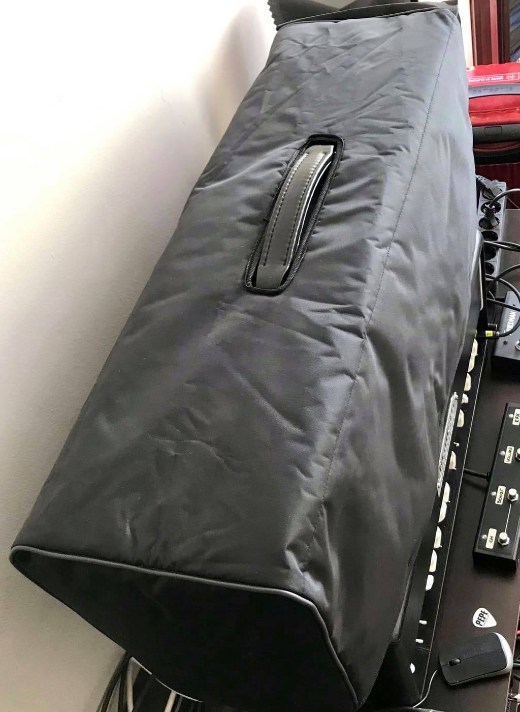 Custom padded cover with Deep Side Pocket for Friedman BE-100 Deluxe head amp