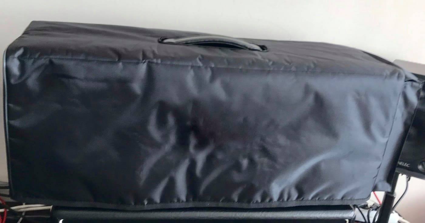 Custom padded cover with Deep Side Pocket for Friedman BE-100 Deluxe head amp