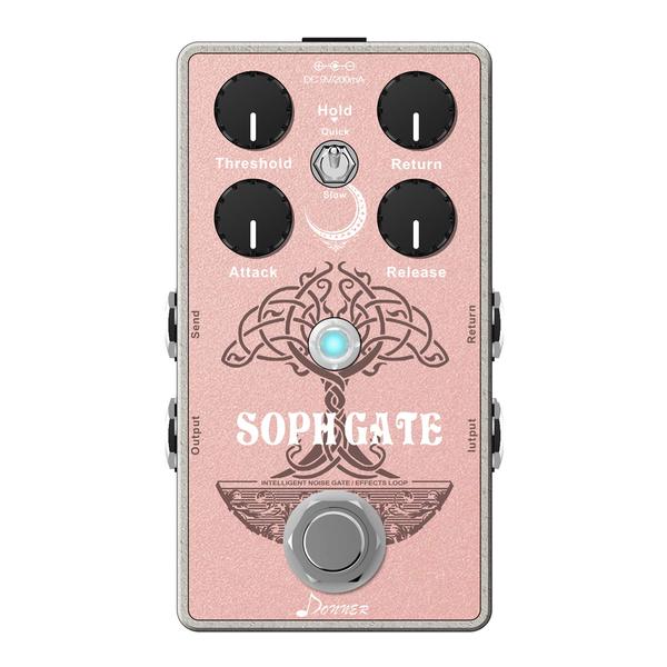Soph Gate Intelligent Noise Gate Effects Loop Guitar Pedal True Bypass by "Donner"