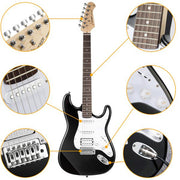 39 Inch Solid Full-Size Electric Guitar Kit