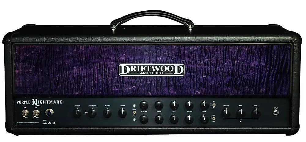 Custom padded cover for Driftwood Purple Nightmare 100W Tube Head Amp