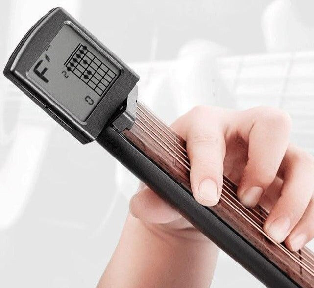 Digital Pocket Guitar Trainer Portable 6Tone Pocket Guitar Chord Prac