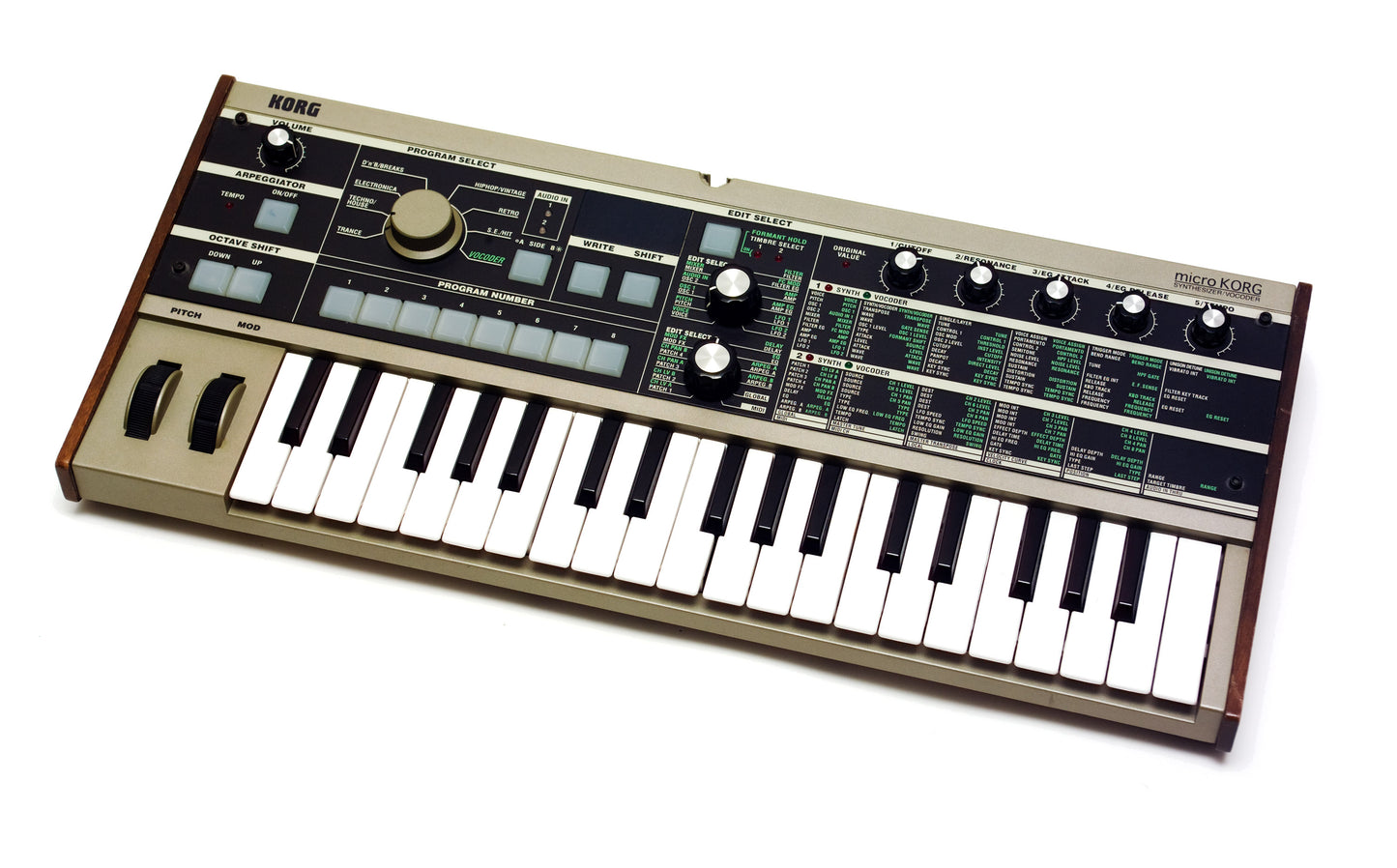 Custom padded cover for KORG microKORG 37-key Keyboard
