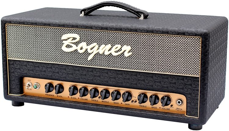 Custom padded cover for BOGNER Shiva 20th Anniversary head amp