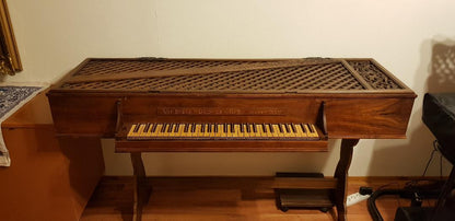 Custom padded cover for Virginal Early Keyboard Instrument