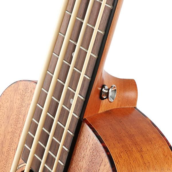 30 Inch Acoustic Electric Bass Ukulele (Mahogany Body) + Gig Bag