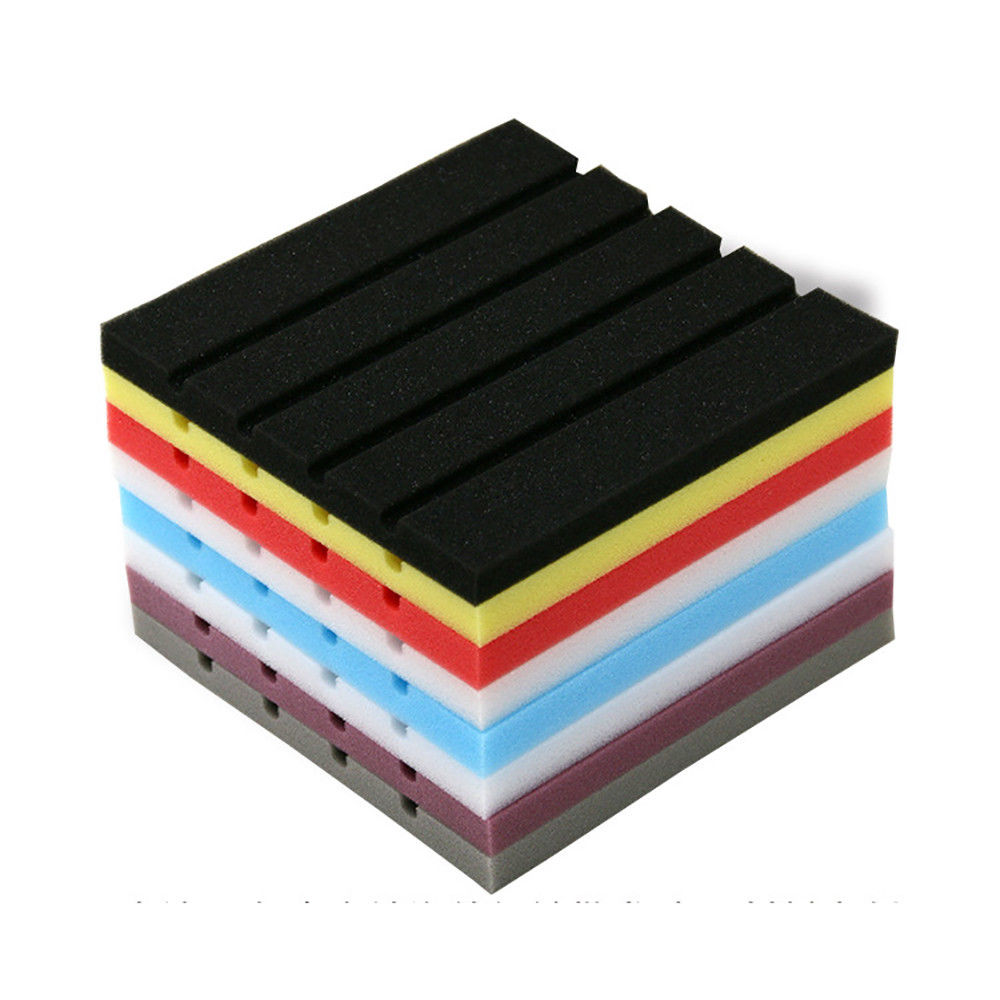 3 x Acoustic Panels 25 x 25 cm Sound-proof Wall Sponge (Studio Foam)