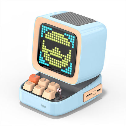 Smart Retro Pixel Art Bluetooth Portable Wireless Speaker / Alarm Clock Divoom Ditoo
