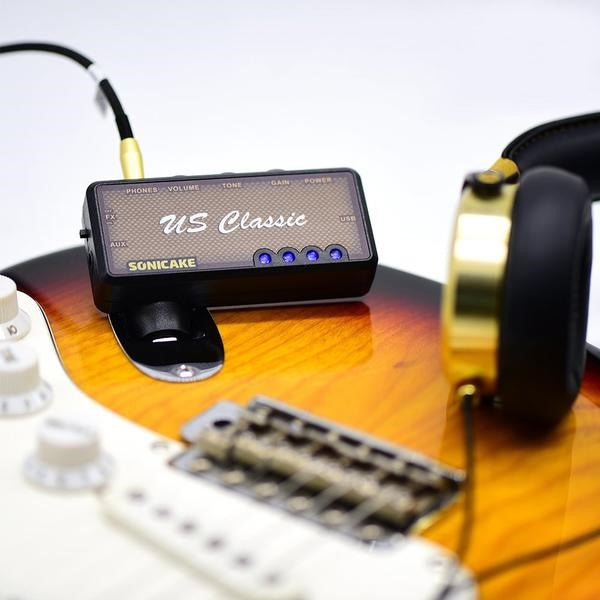 Guitar portable USB-chargeable amplifier