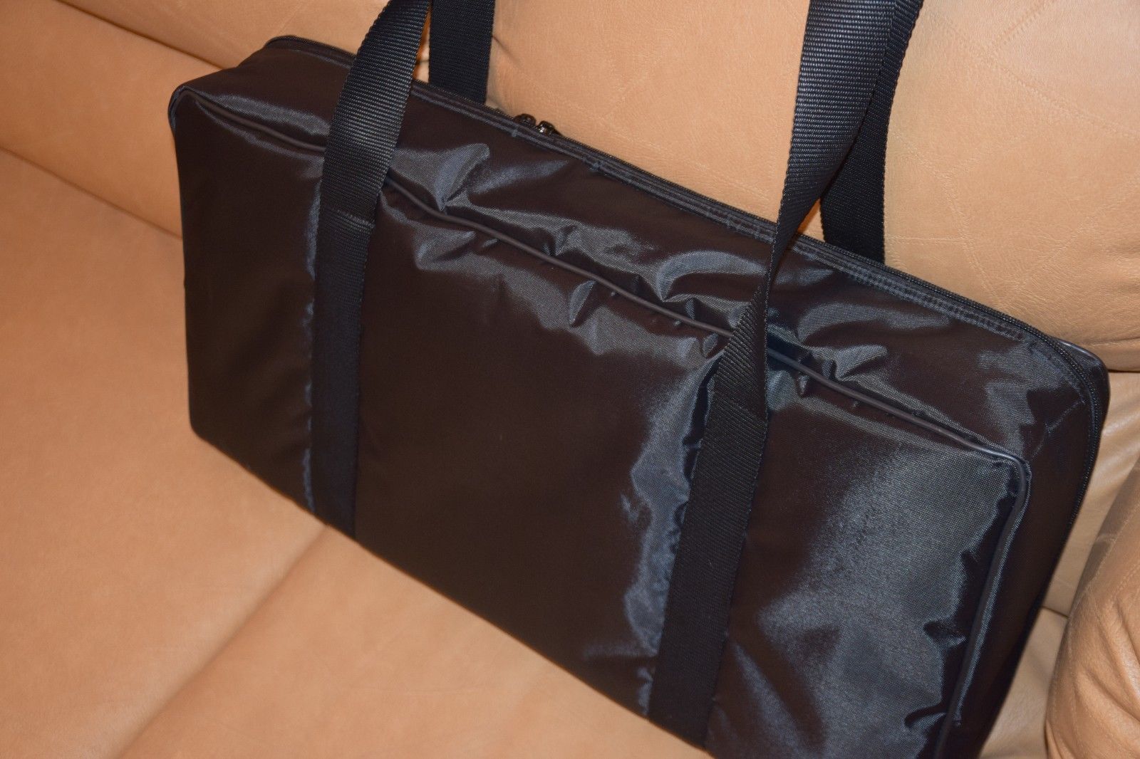 Korg Triton Taktile 49 Key Custom Padded Keyboard and Synth Travel Bag Soft Case Inside Velvet Interior Heavy Duty Nylon Protection Slip Cover