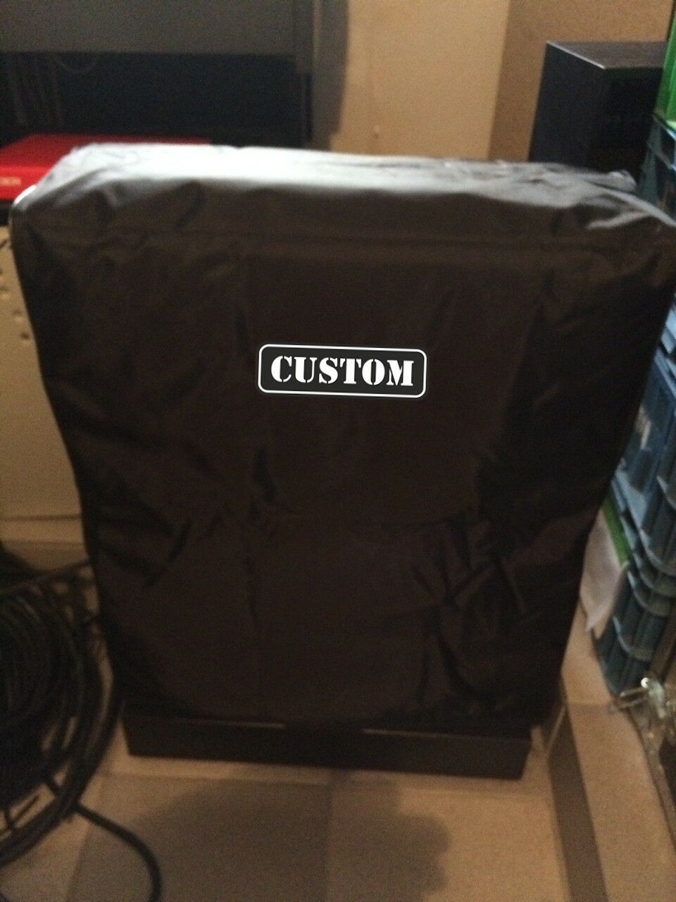 Custom padded cover for EMT 250 vintage reverb