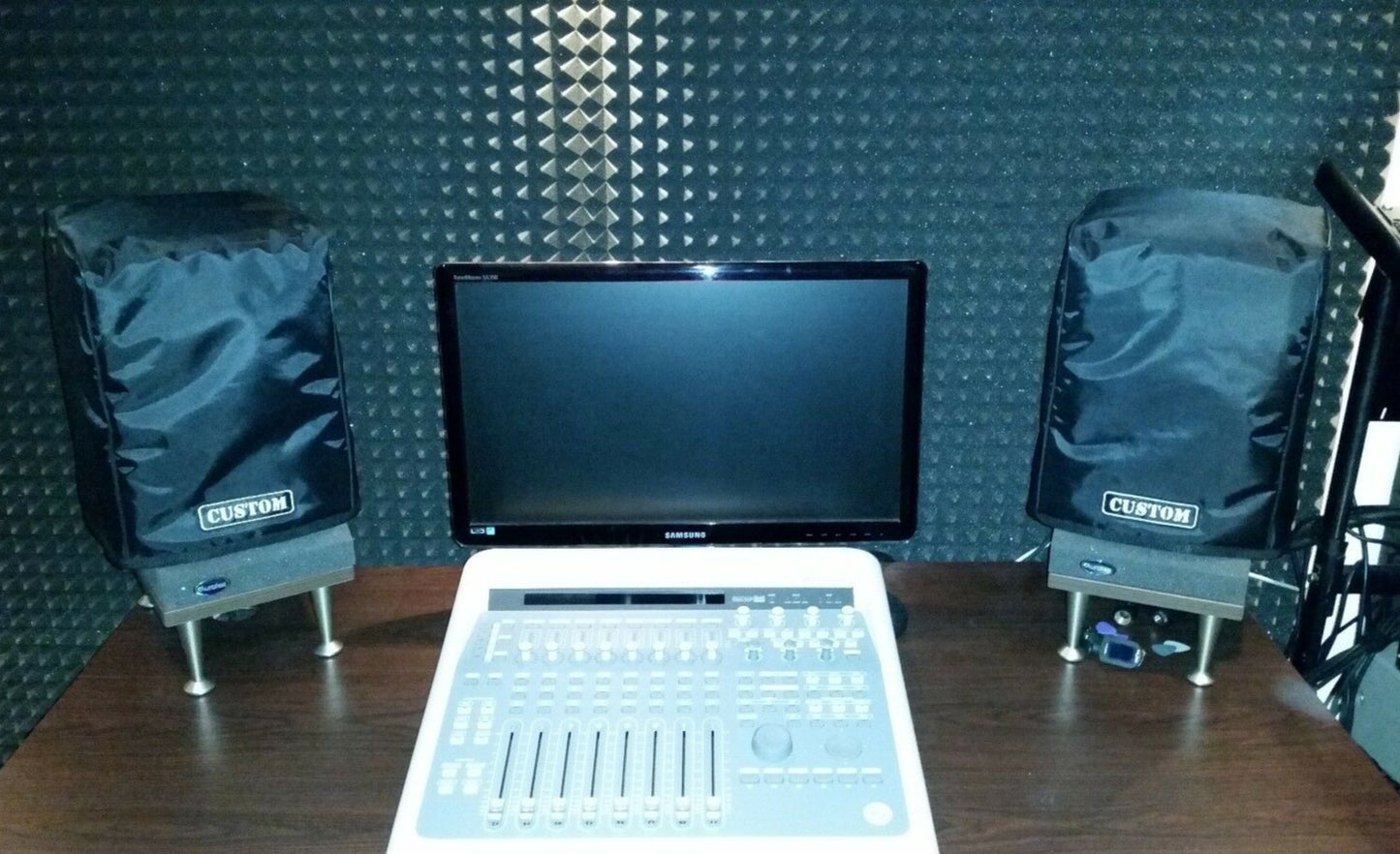Custom padded cover for ADAM A5X (pair) Studio Monitors