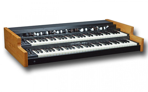 Custom padded cover for Viscount Legend Live dual manual organ
