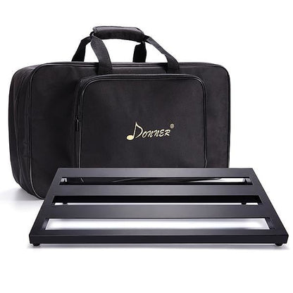 effects pedal board case Guitar Pedal Board Case Aluminum Pedalboard 20'' x 11.4'' x 4'’ with Bag Soft Case Bundle United States